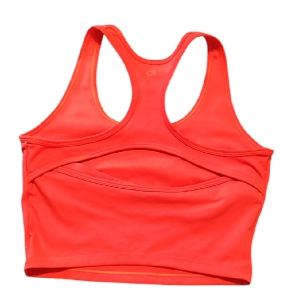 GAP Bold Red Racerback Workout Top With Built In Bra - Picture 2 of 4